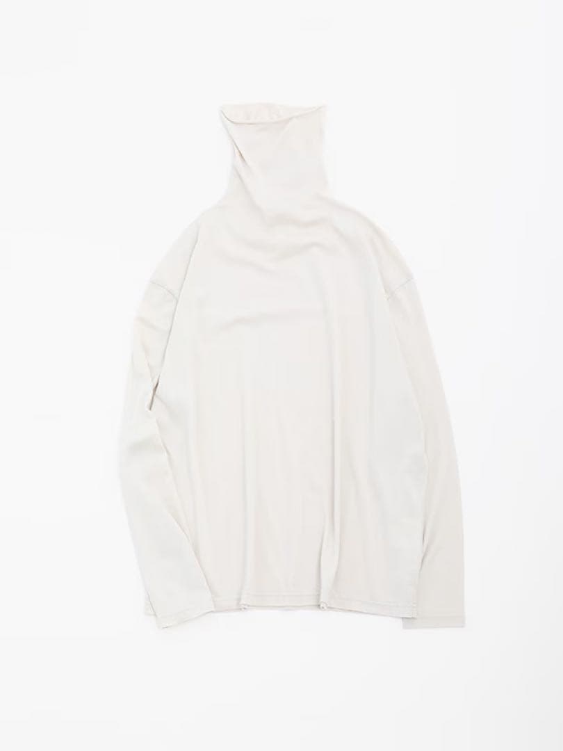 evam eva cut&sew turtleneck タートル長袖トップス