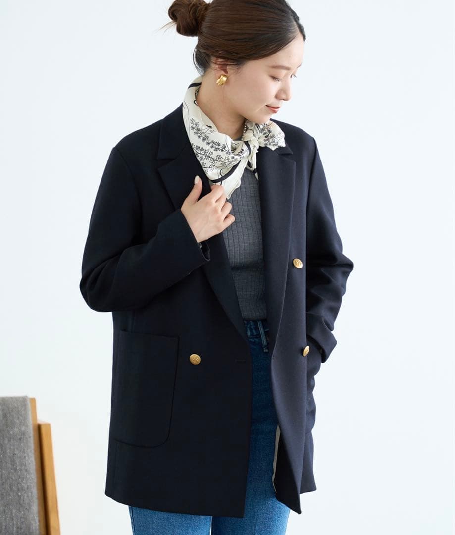 IENA ドライウールWマエオーバージャケット　38