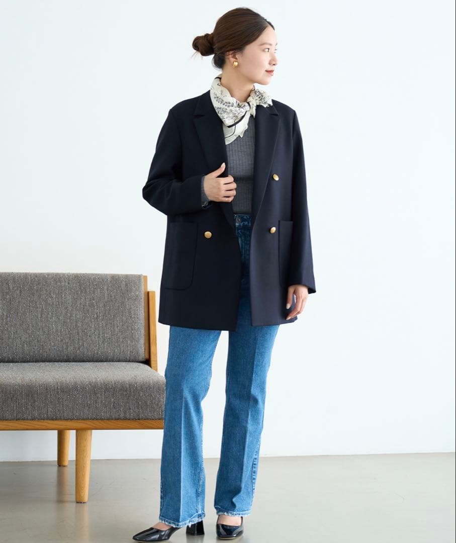 IENA ドライウールWマエオーバージャケット　38