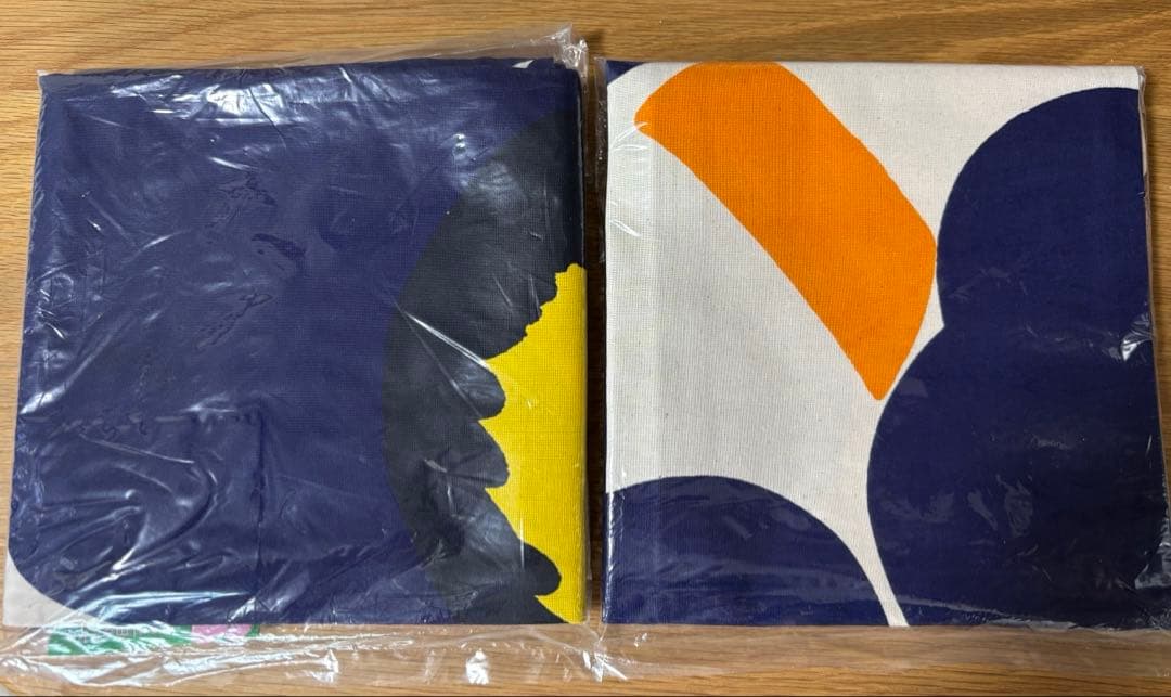 新品未使用✨マリメッコ クッションカバー 60th ダークブルー2枚セット