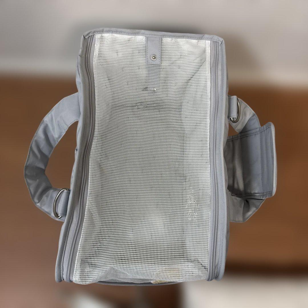 ジェラート ピケ　CAT&DOG ミニサイズキャリーバッグ　ブルー