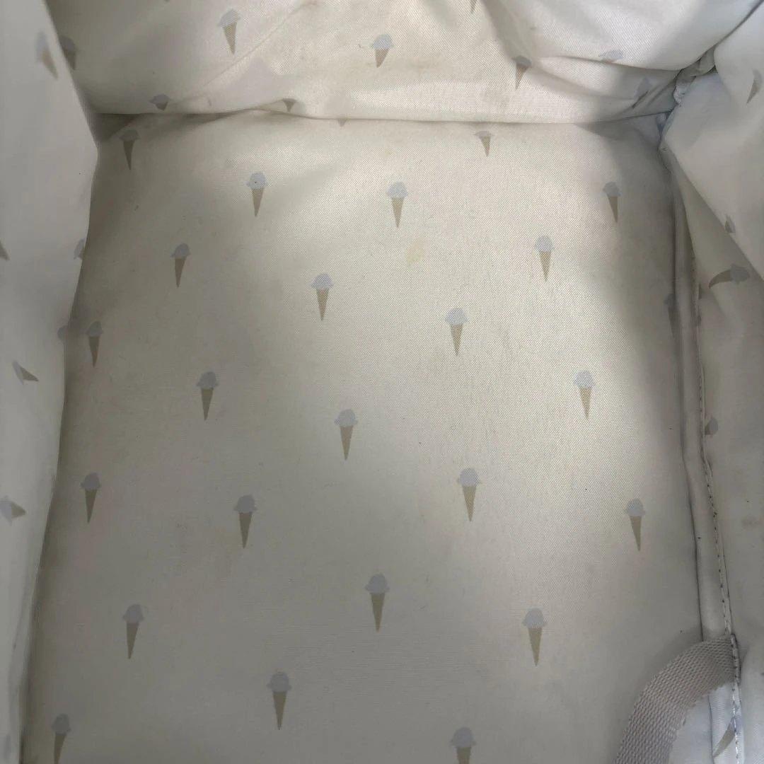 ジェラート ピケ　CAT&DOG ミニサイズキャリーバッグ　ブルー