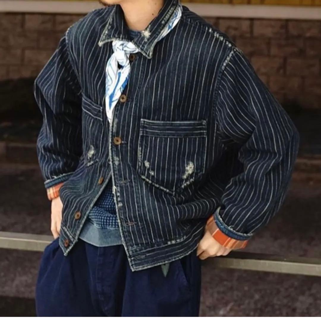 ジャケット・アウター PORTER CLASSIC HAWAIIAN DENIM JACKET