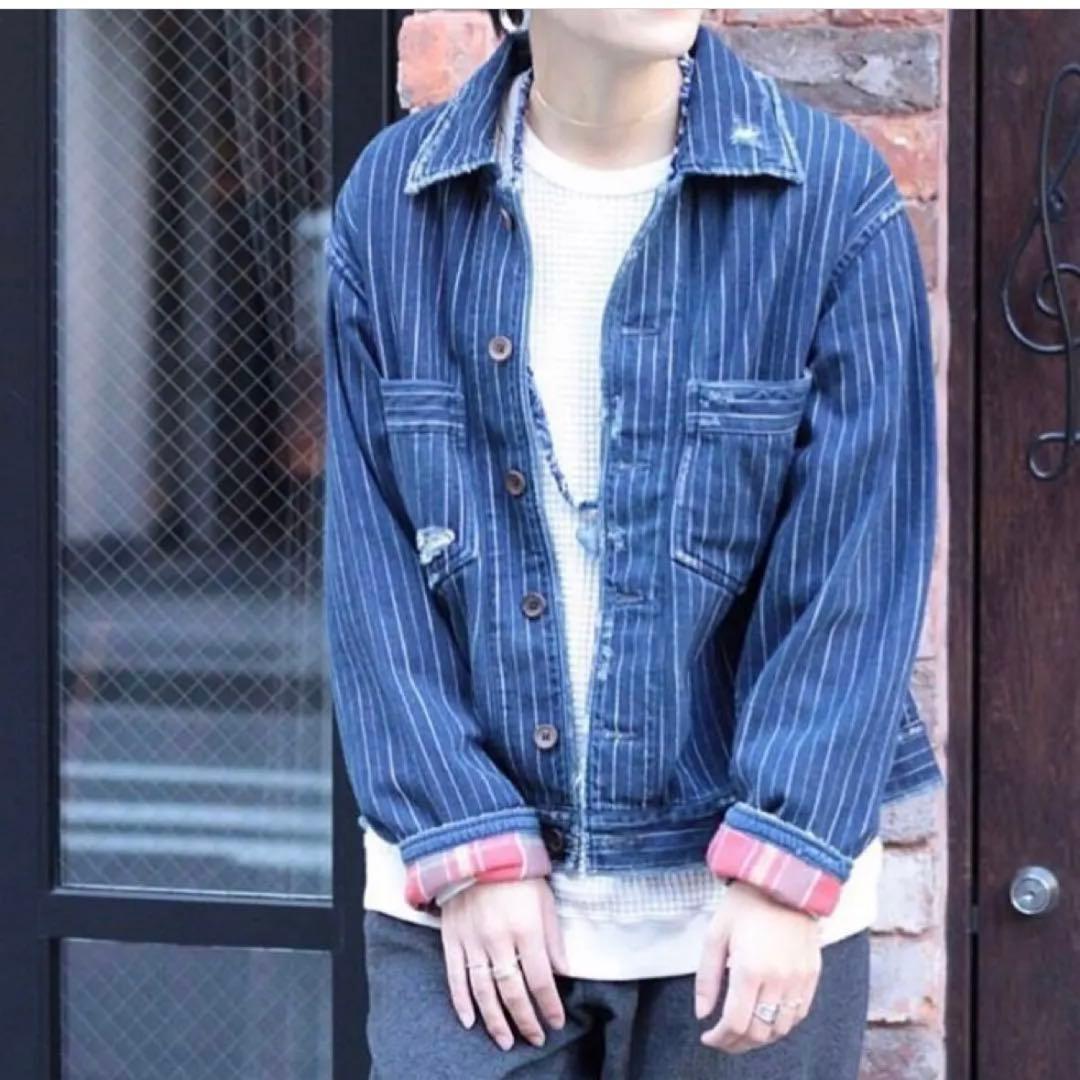 ジャケット・アウター PORTER CLASSIC HAWAIIAN DENIM JACKET