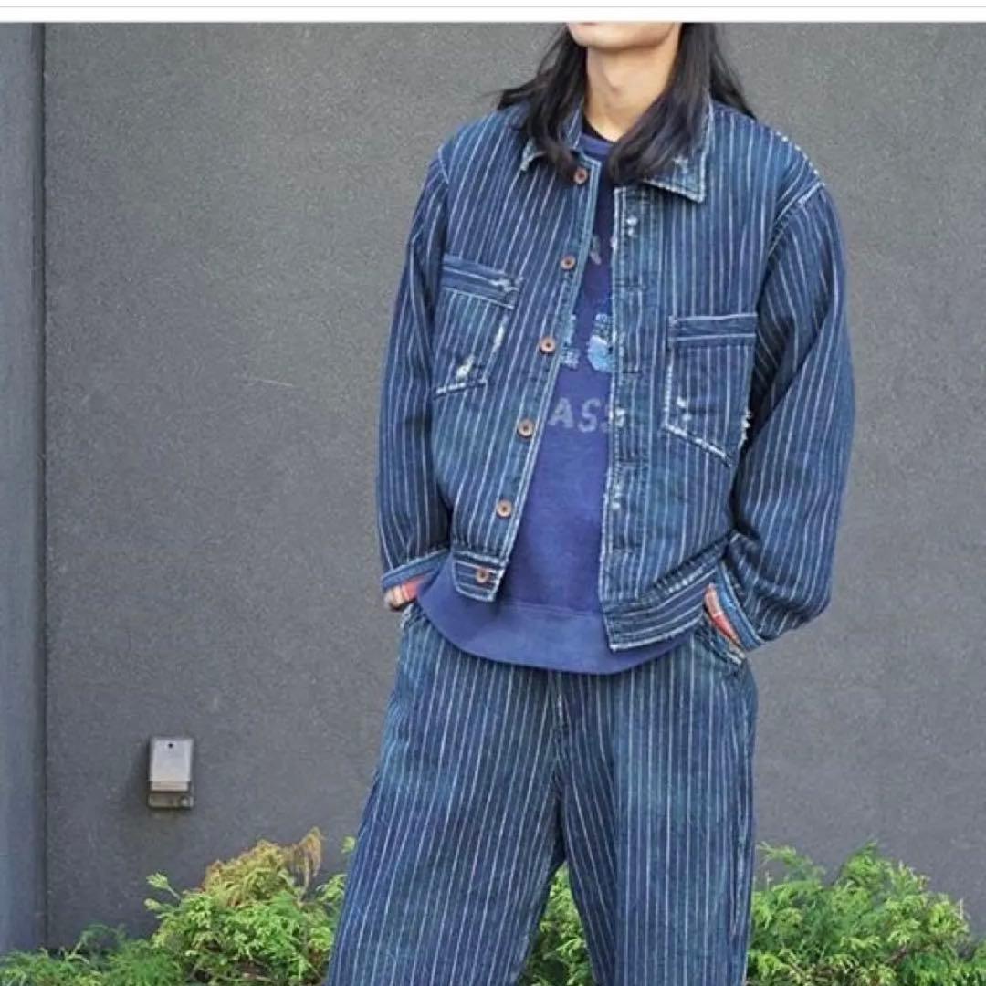 ジャケット・アウター PORTER CLASSIC HAWAIIAN DENIM JACKET