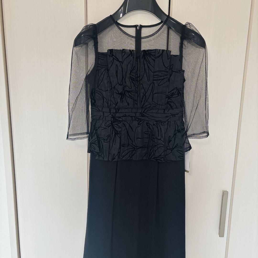 リルアー　シースルドレス　ビスチェ　結婚式　オケージョン　ブラック　黒　レース