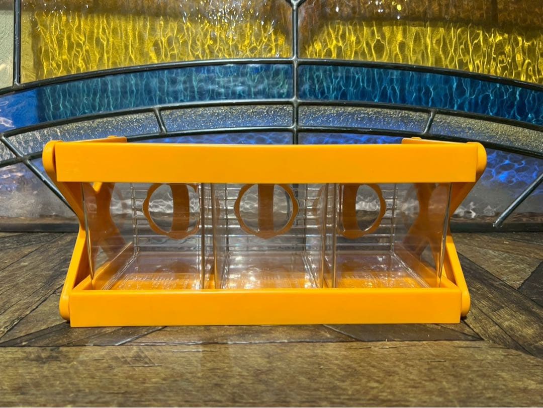 未使用 キッチンストッカー 調味料入 レトロポップ 昭和レトロ 当時物インテリア