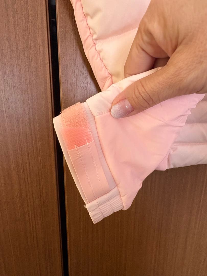 adidasゴルフ！ピンクのパファージャケット（レディース）