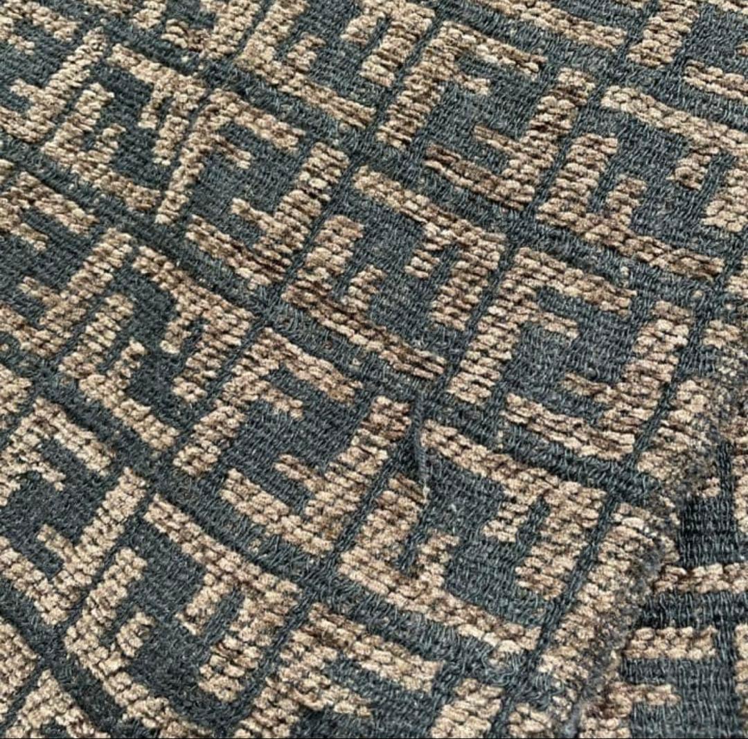 イタリア製　FENDI フェンディ ズッカ柄　マフラー 　ストール　アクリル