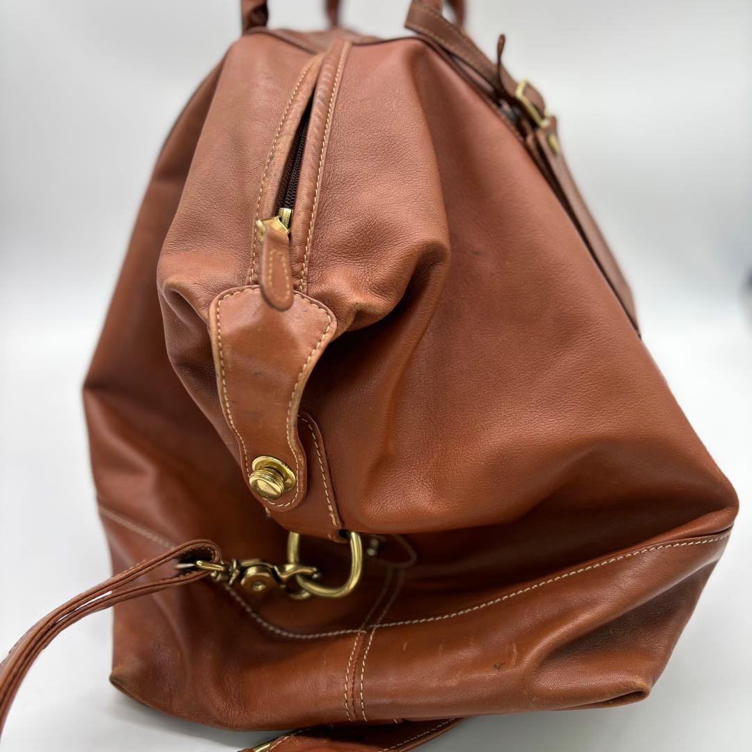 COACH コーチ 2WAY レザー ボストンバッグ 0502 南京錠 大容量