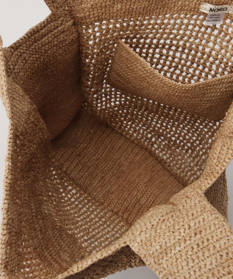 NOROノロ 【美品】SACHET BRISTOL ラフィアバッグ