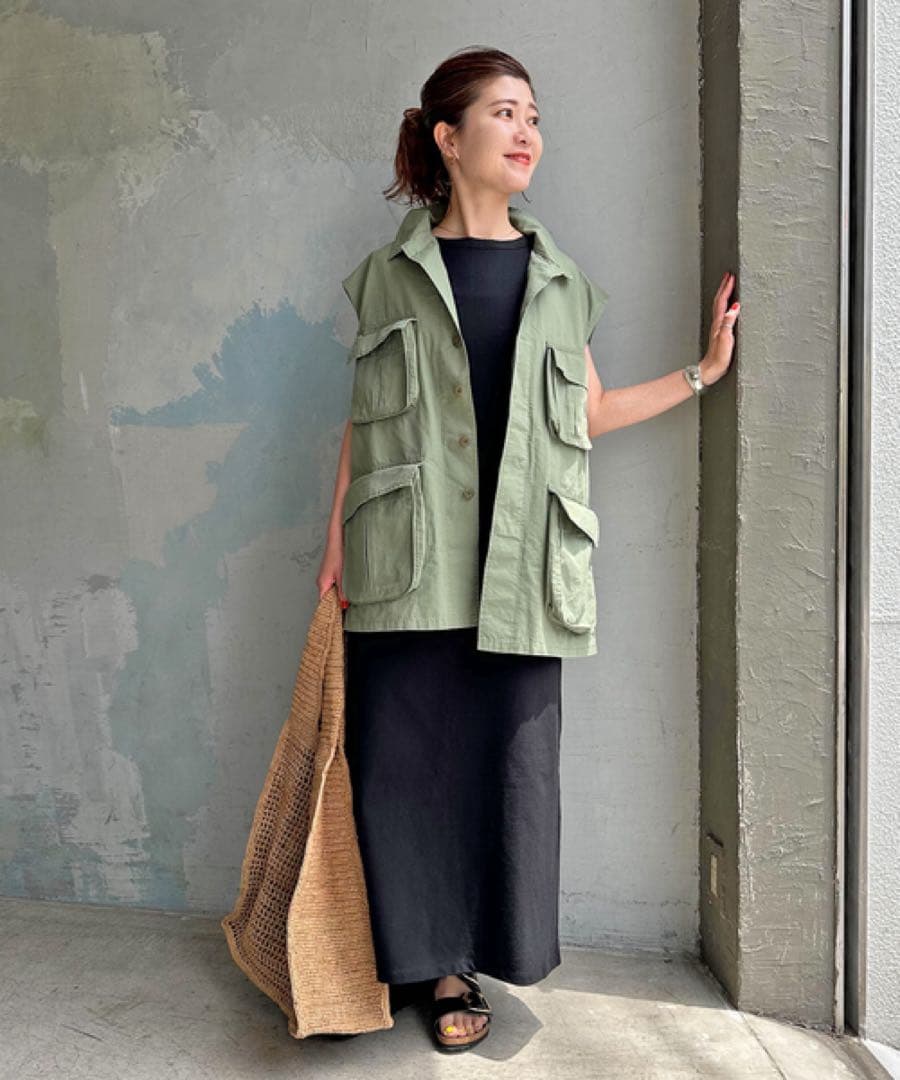 NOROノロ 【美品】SACHET BRISTOL ラフィアバッグ