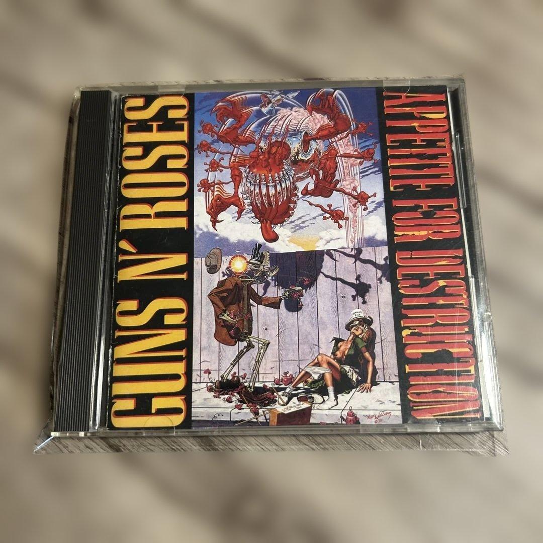 GUNS'N'ROSES アペタイトフォーディストラクション　発禁ジャケ