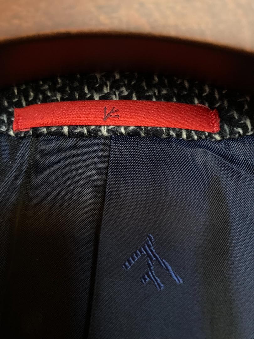 ISAIA ウールカシミヤキャメル チェスター コート 46 ROSS イザイア