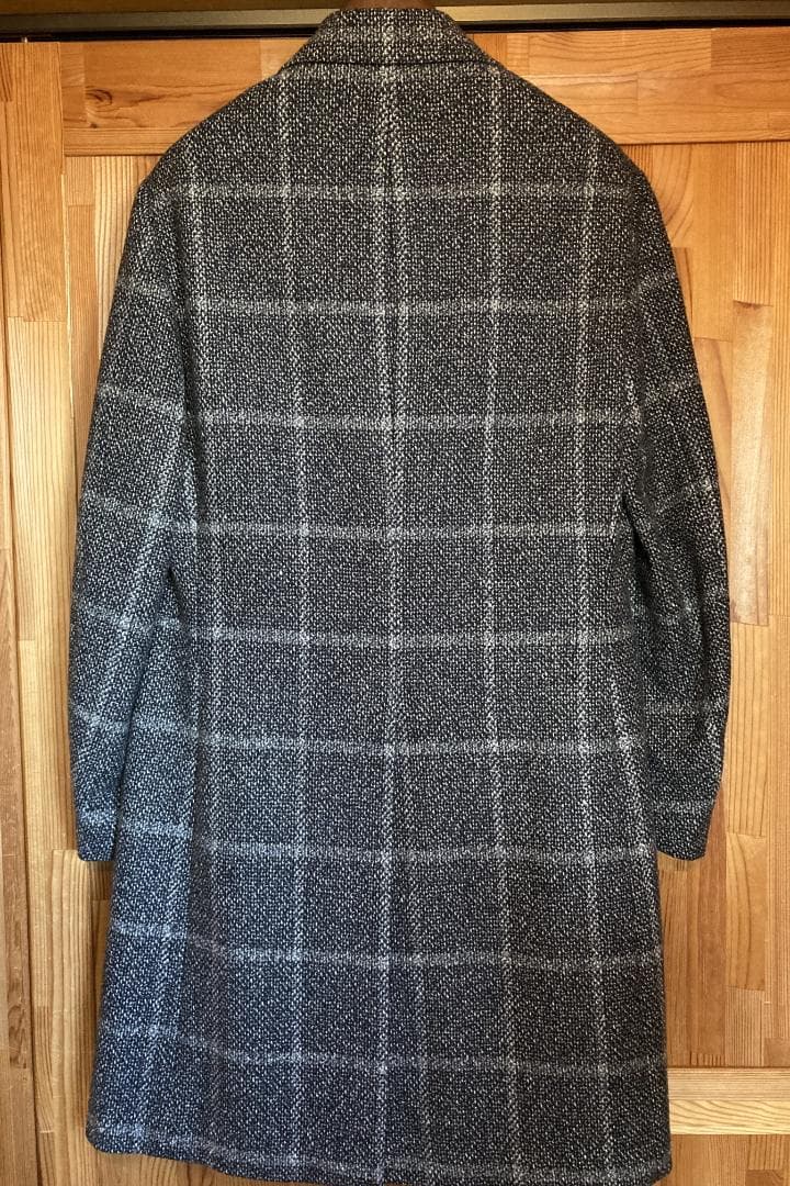 ISAIA ウールカシミヤキャメル チェスター コート 46 ROSS イザイア