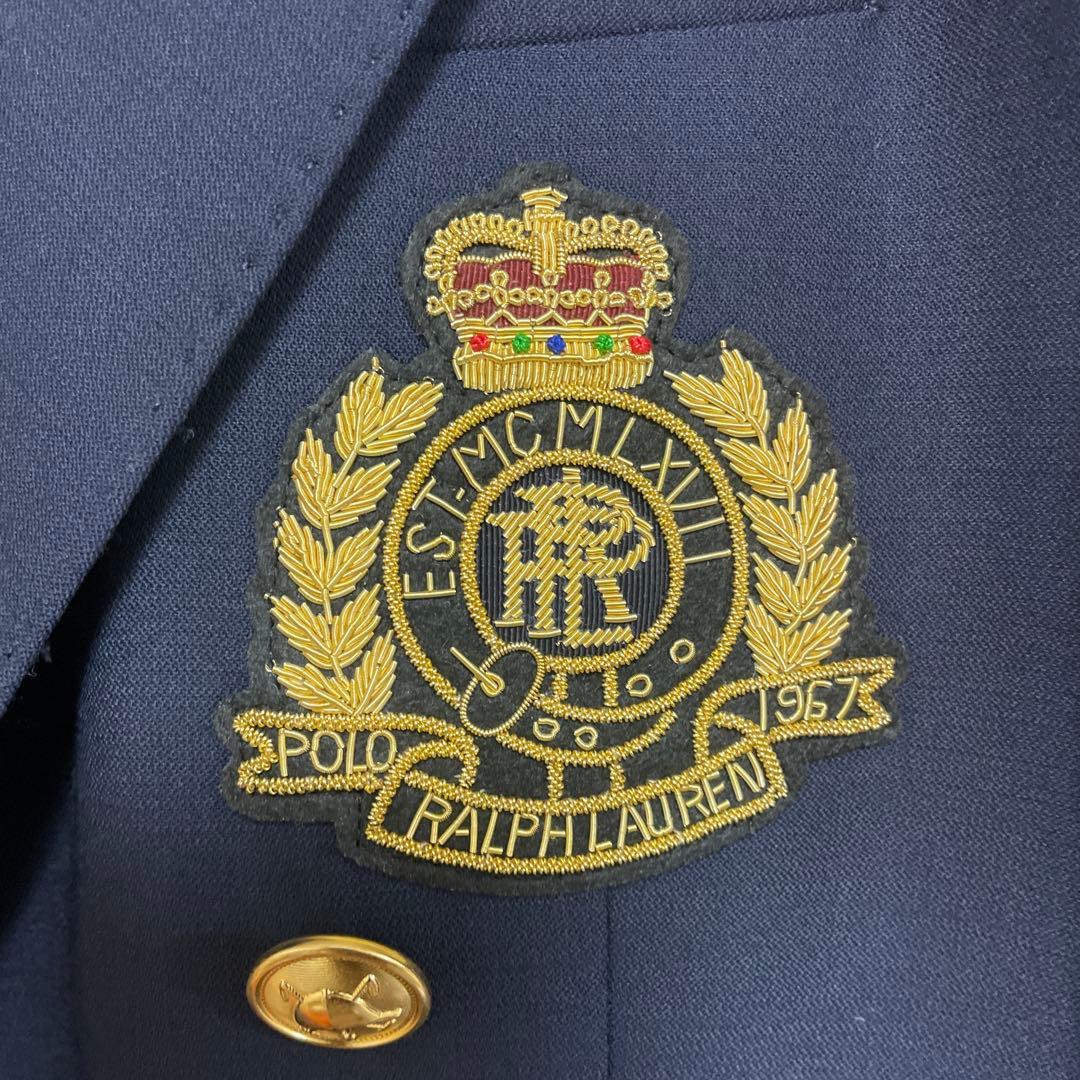 【タグ付き新品】ポロラルフローレン　ダブルブレステッドクレストブレザー