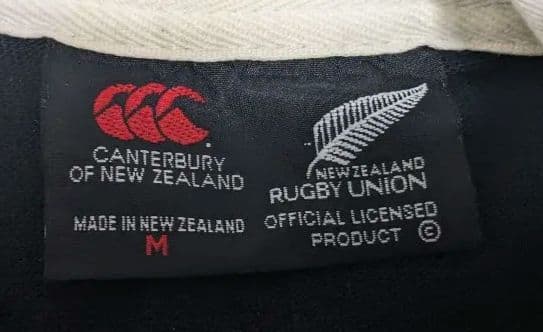 ニュージーランド オールブラックス ラガーシャツ M