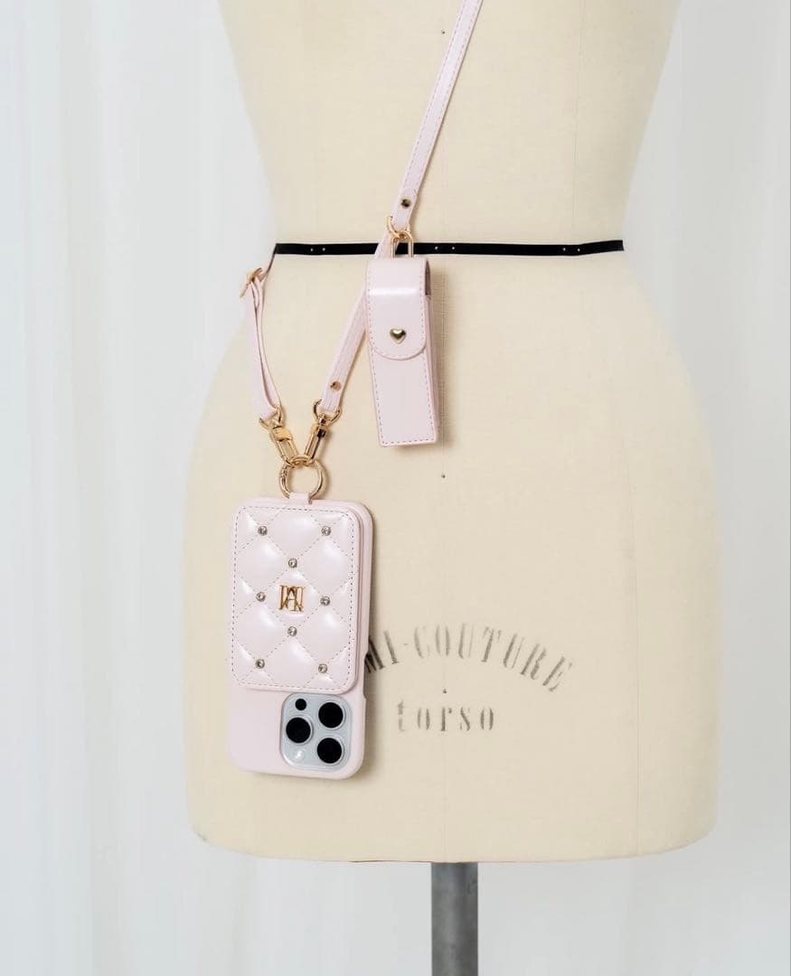 Rosé Muse ロゼミューズ スマホケース iPhone14Pro ピンク