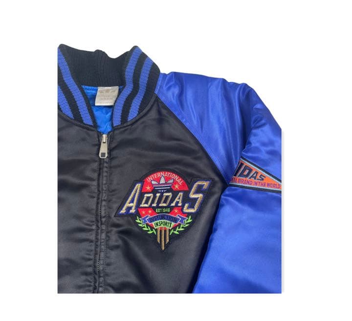 adidas デサント製　アディダス　スタジャン　刺繍ワッペン