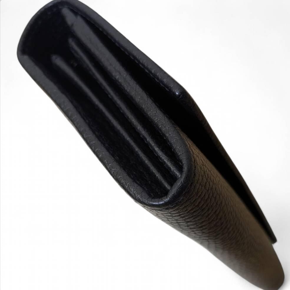 【極美品】GUCCI グッチ ソーホー 長財布 ブラック 箱 袋付