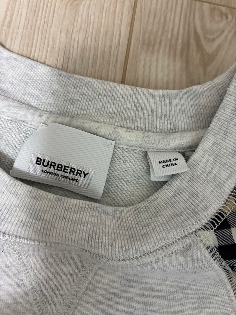 美品BURBERRY⭐︎現行タグ⭐︎スウェットワンピース⭐︎ノバチェック140