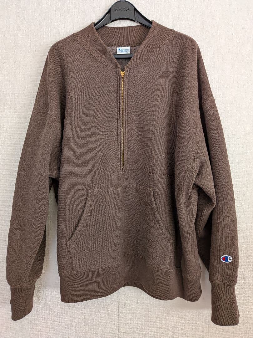 FRAMeWORK　即完売！大人気CHAMPIONハーフZIPスウェット