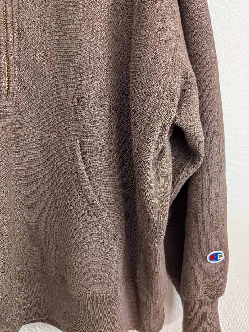 FRAMeWORK　即完売！大人気CHAMPIONハーフZIPスウェット