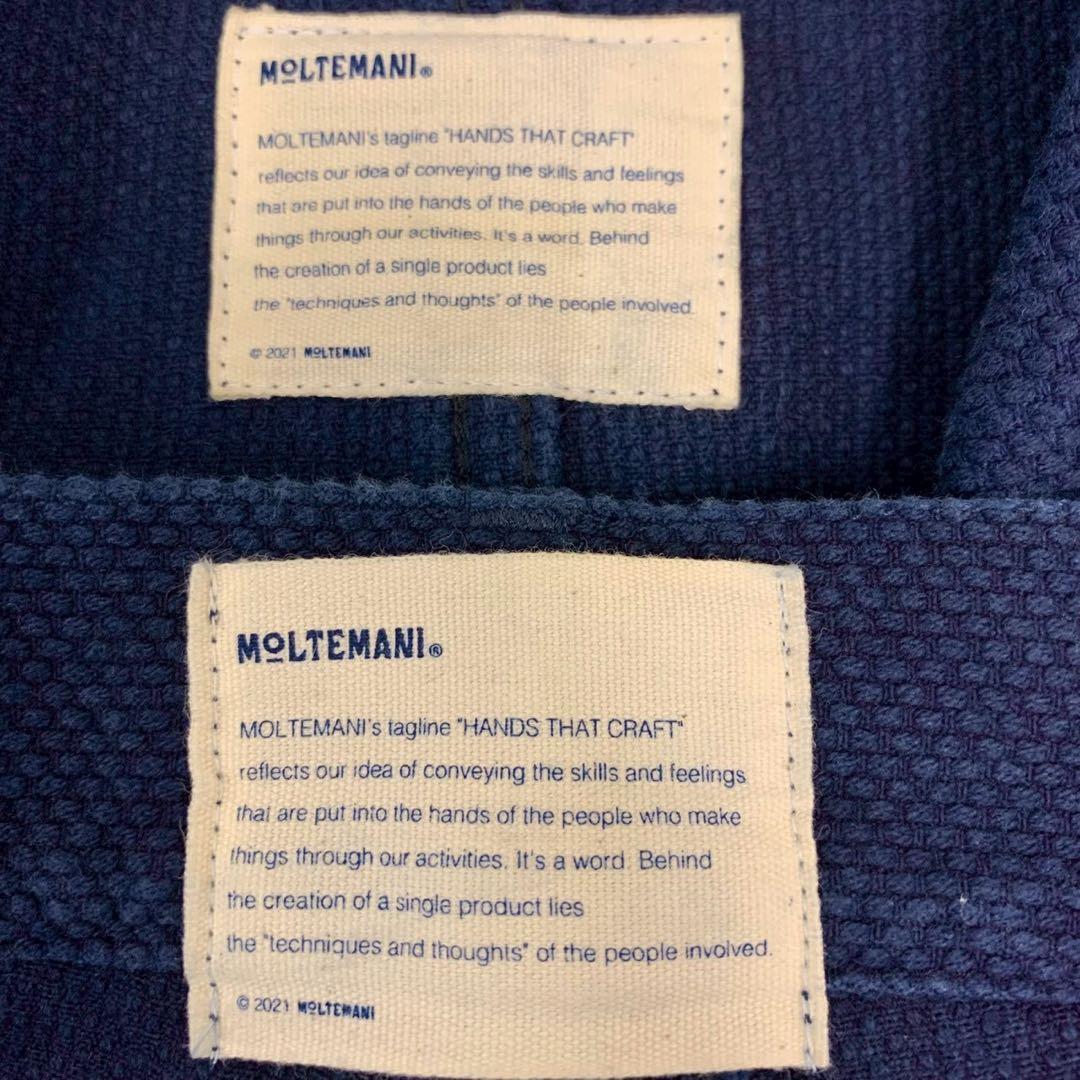 MOLTEMANI セットアップ　刺し子　インディゴ