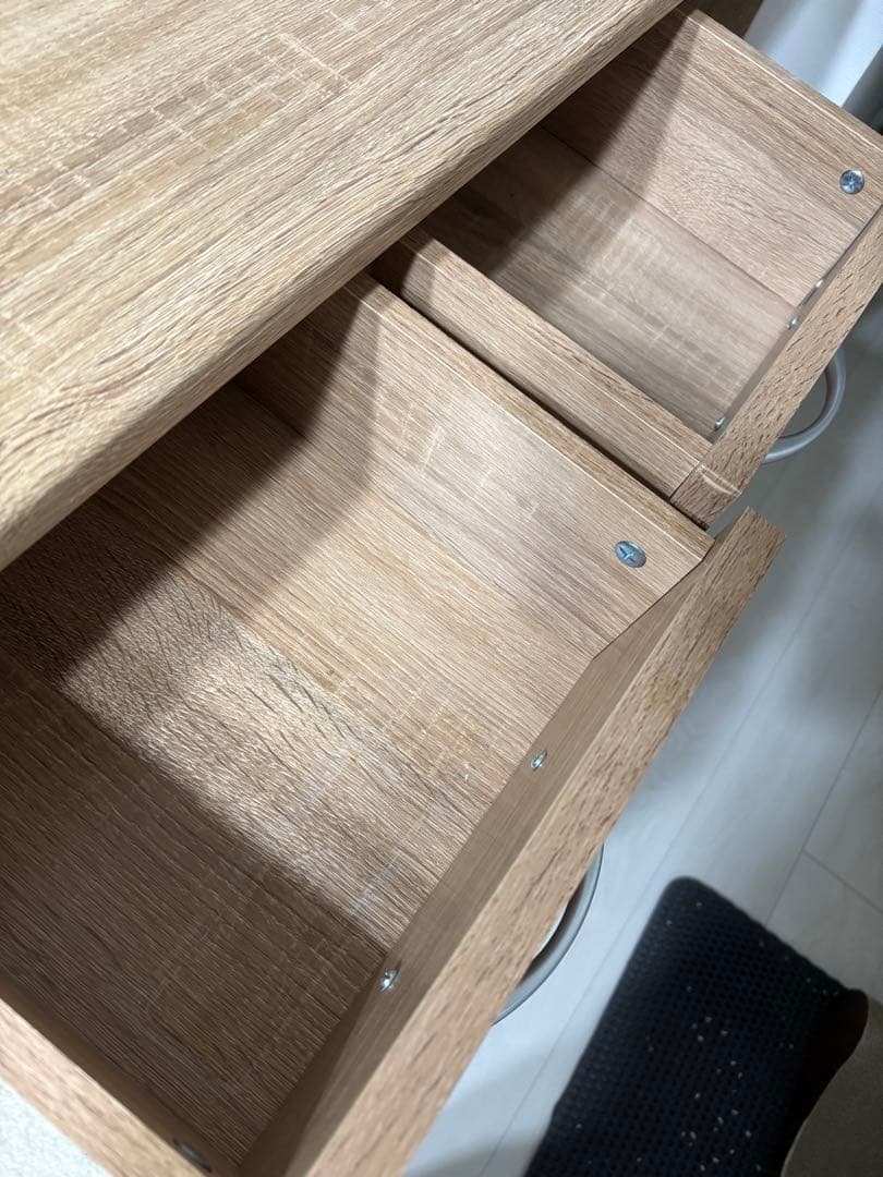 キッチンカウンター ナチュラル 木製 90cm キッチン棚