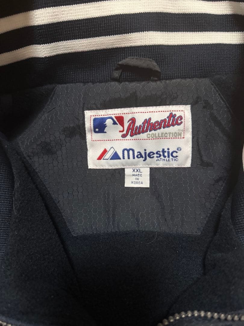 レア2XL Yankees ヤンキース　スタジアムジャケット ネイビー