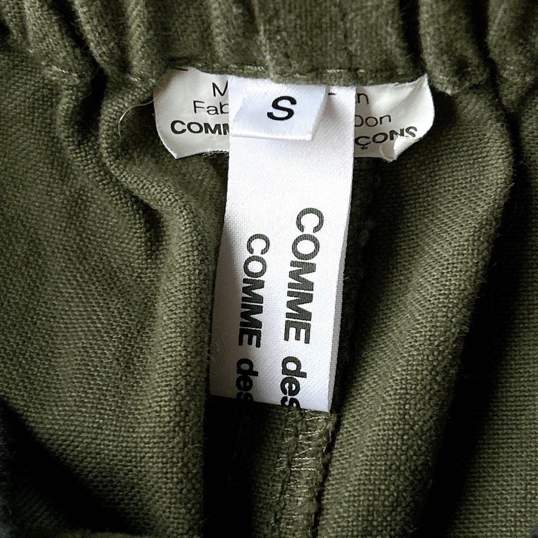 コムデギャルソンコムデギャルソン コットン　パンツ　ウエストゴム　カーキ