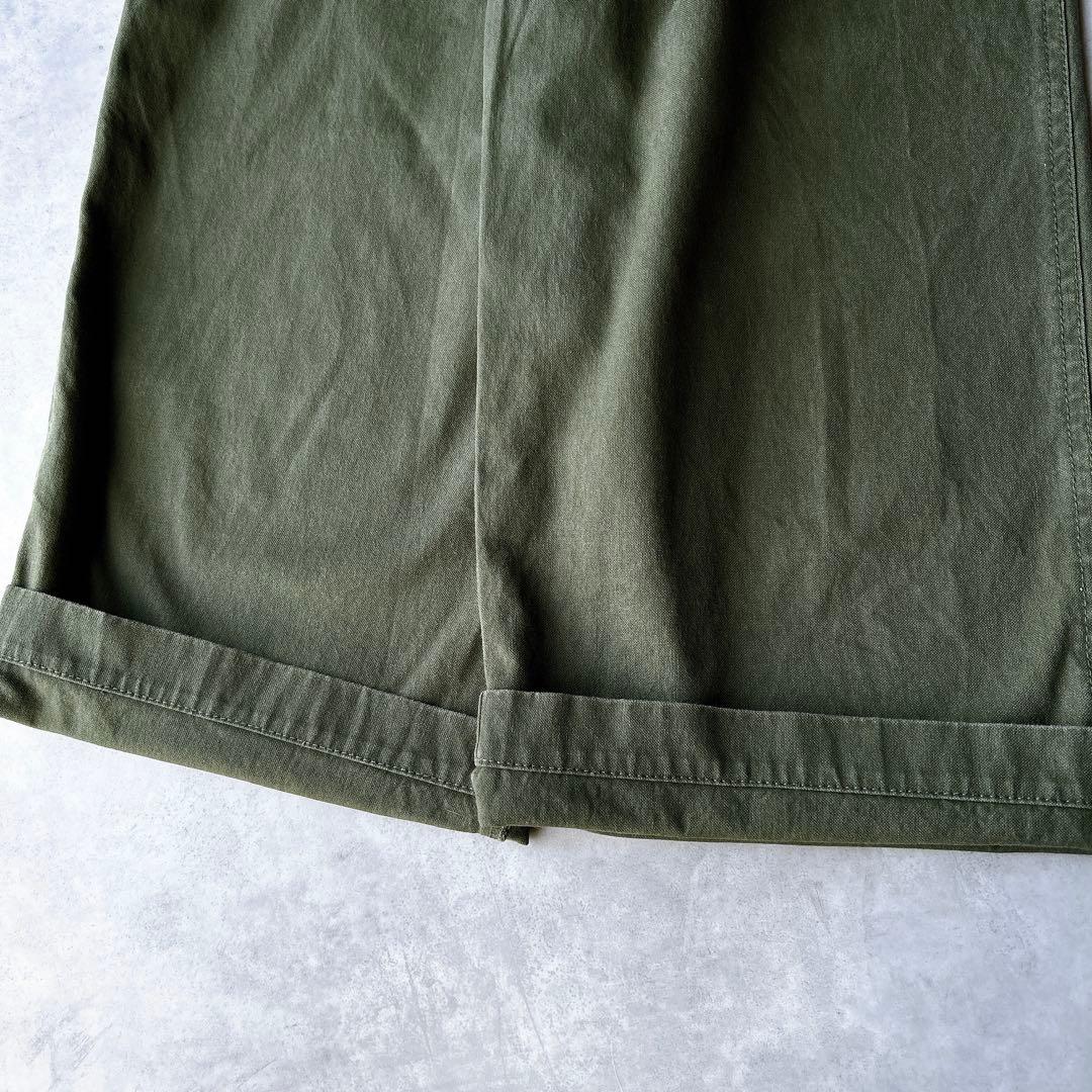 コムデギャルソンコムデギャルソン コットン　パンツ　ウエストゴム　カーキ