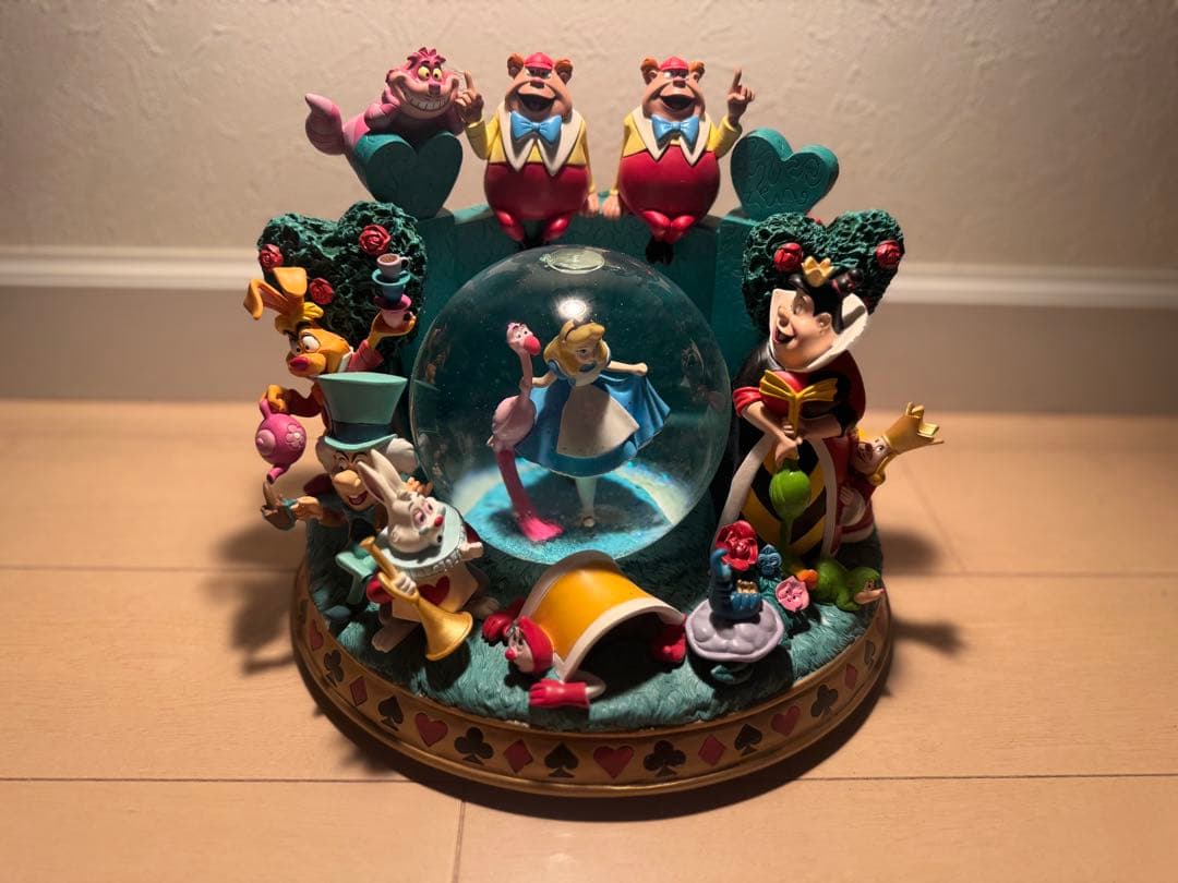 【レア★海外ディズニーストア購入品】不思議の国のアリススノードームスノーグローブ