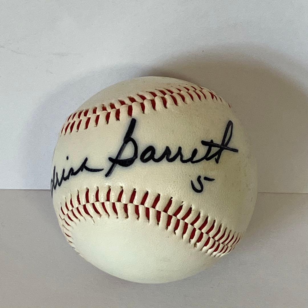 希少★エイドリアン・ギャレット　サインボール　直筆　背番号5　広島カープ　野球