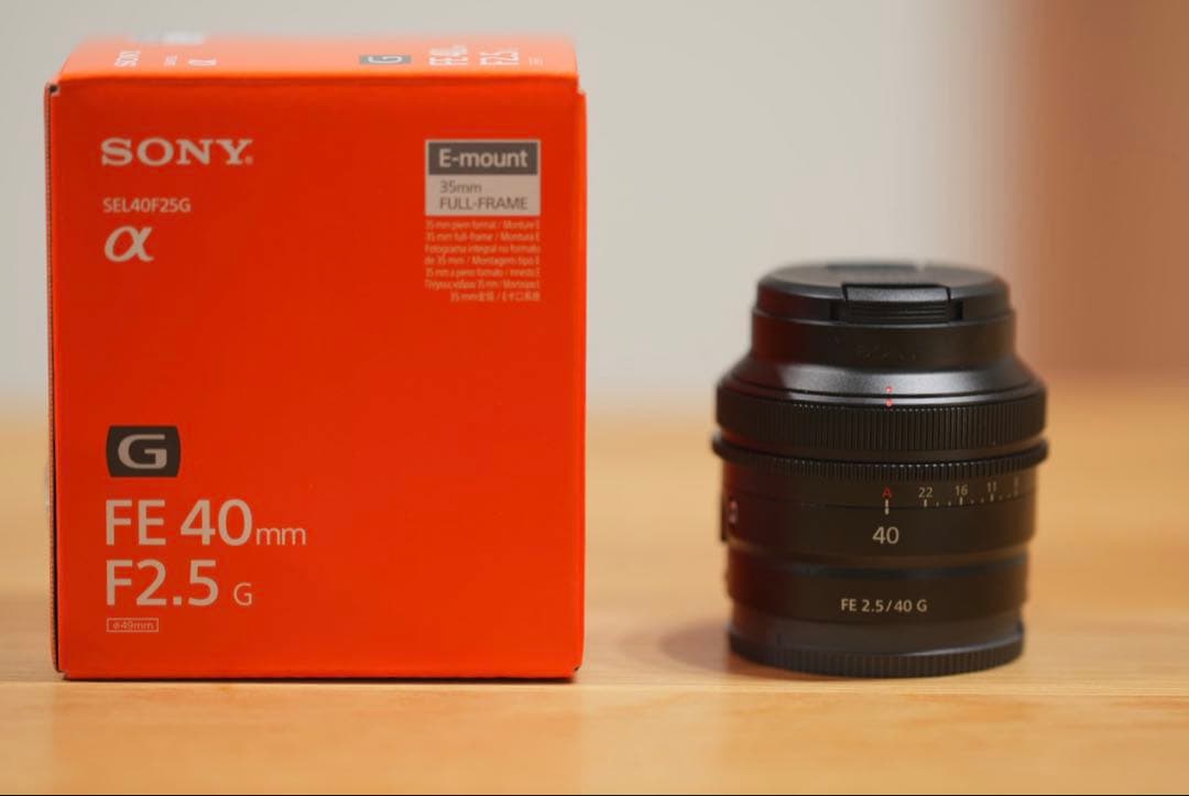 Sony FE 40mm F2.5 G Eマウントレンズ