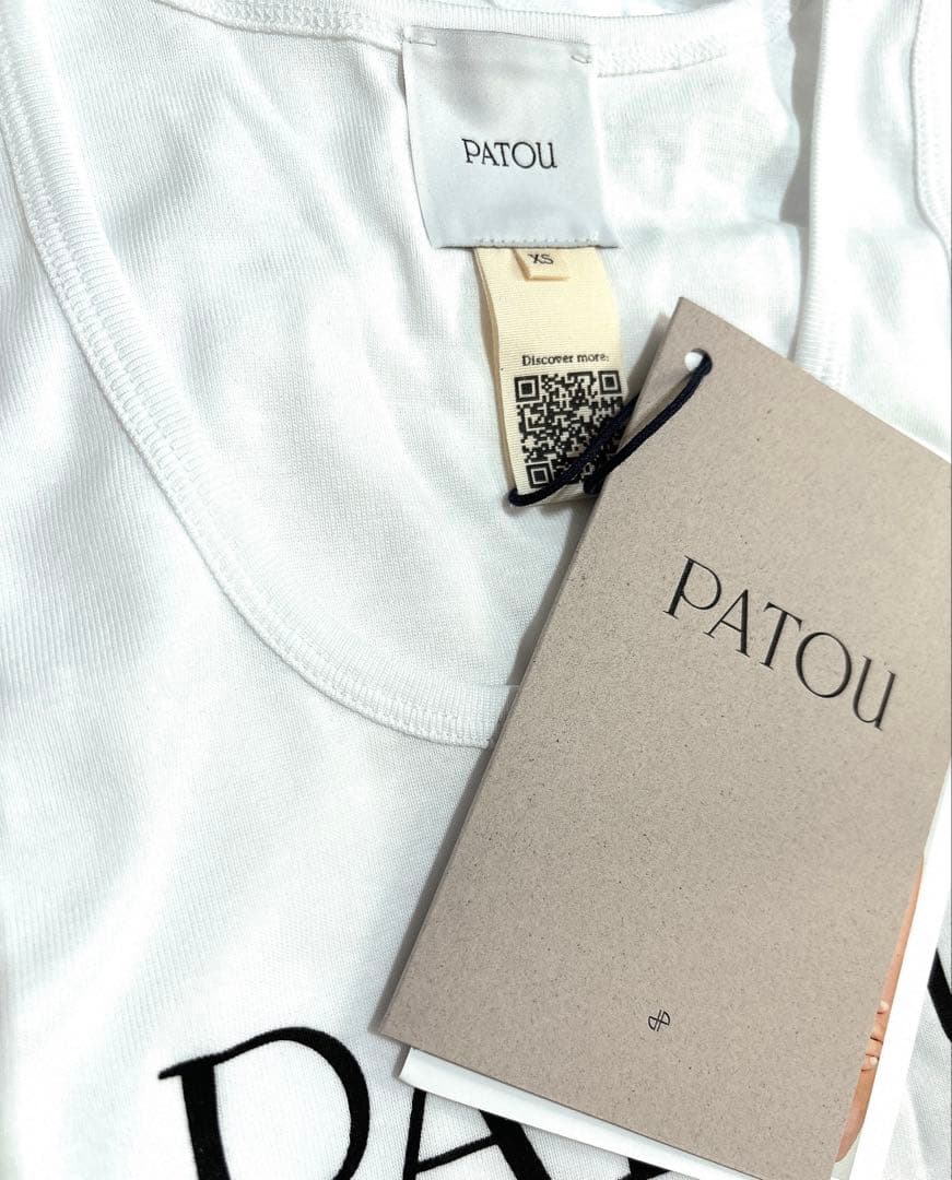 PATOU タンクトップ　ホワイト　XS ラスト1点です！