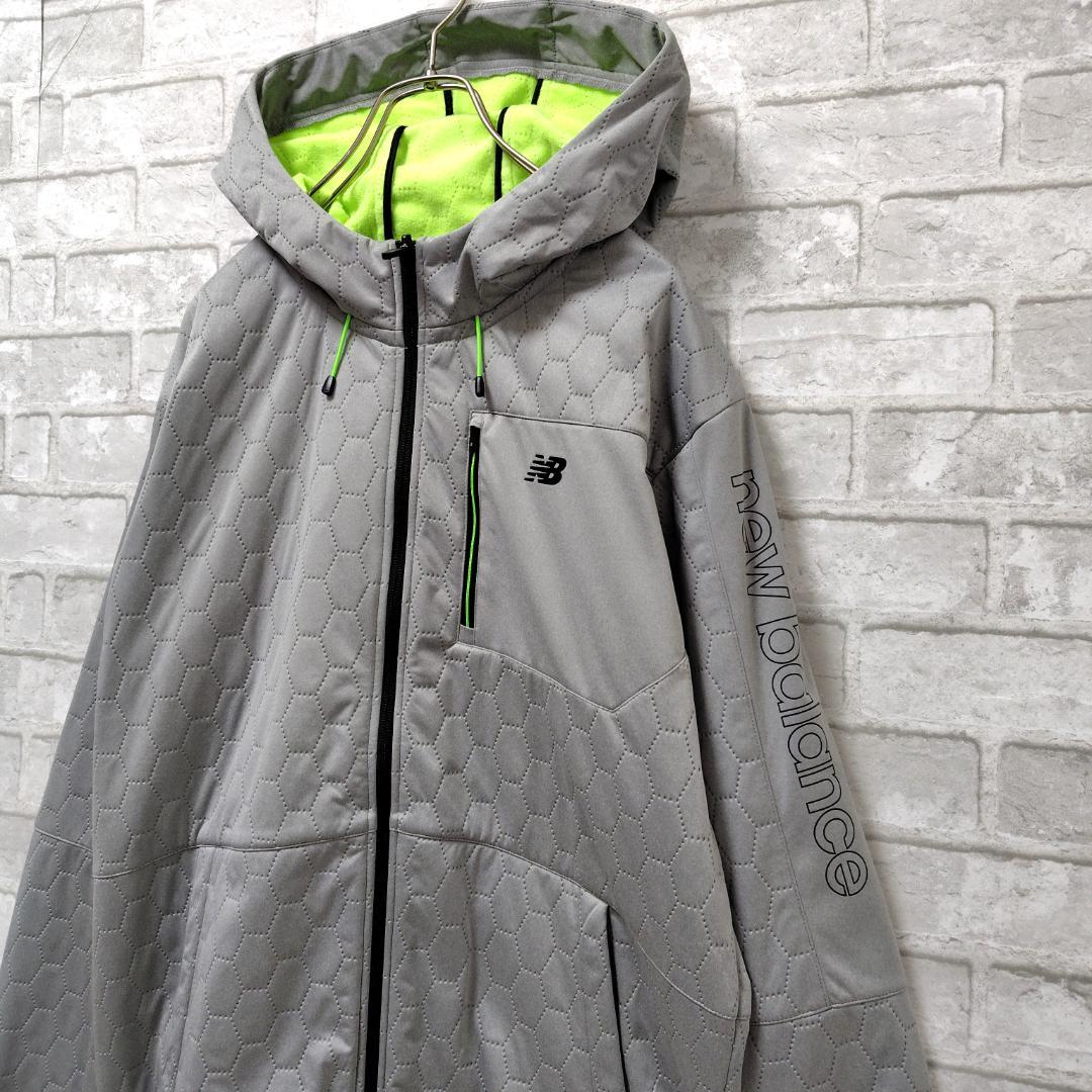 美品　New Balance　キルトジャケット　フルジップ　ハニカム　ゴルフ