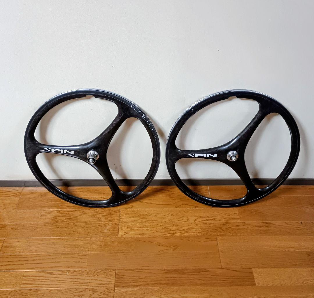 【ジャンク】SPIN MTB用 26インチ 完組ホイール 前後セット ※匿名配送