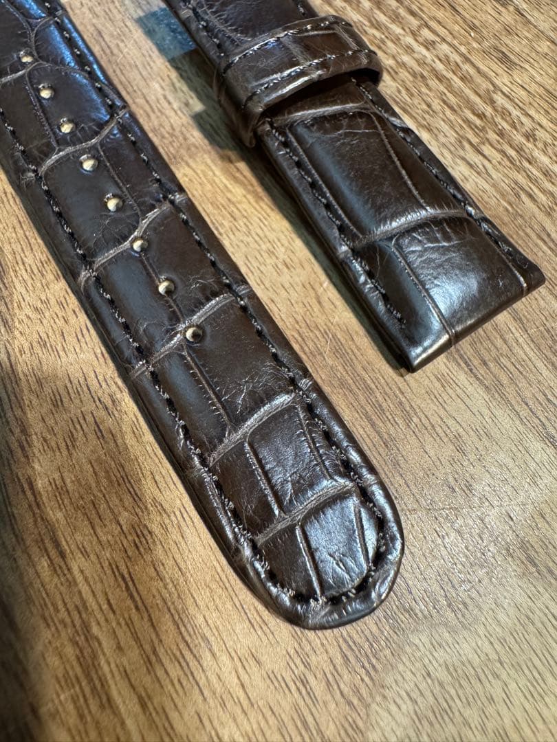 Grand Seiko クロコダイルレザー 時計ベルト 19mm 茶色