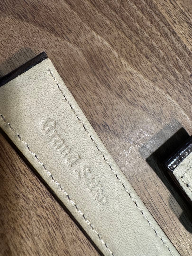 Grand Seiko クロコダイルレザー 時計ベルト 19mm 茶色