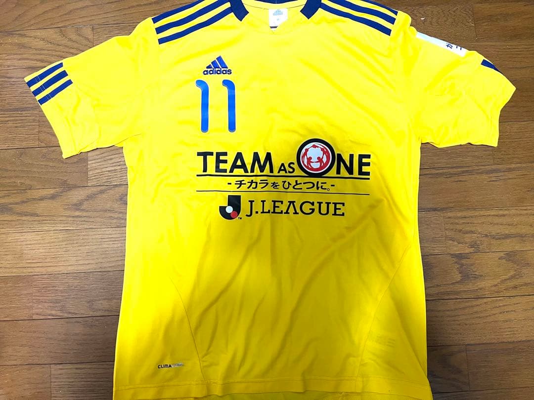 三浦知良選手支給　東日本大震災チャリティーマッチ　半袖 ユニフォーム