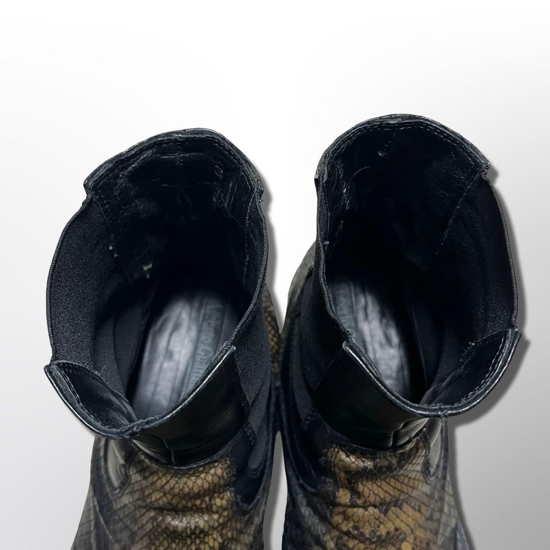 靴 00s archive python side gore boots Y2K