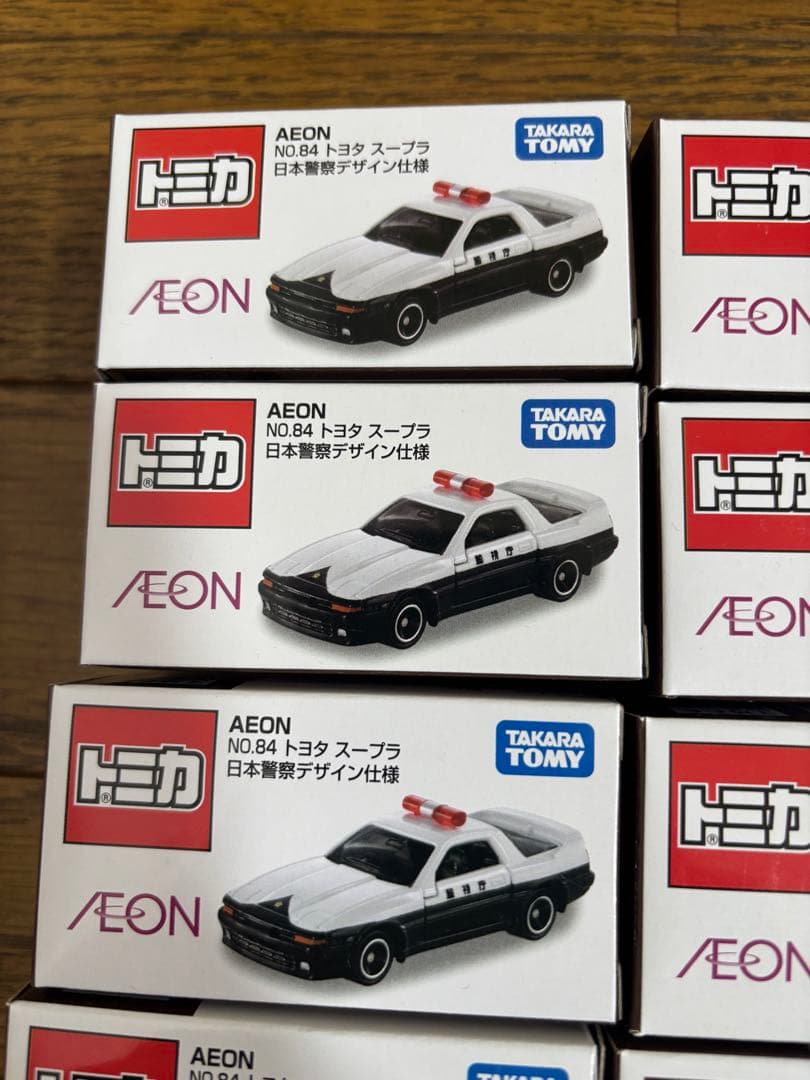 トミカ AEON NO.84 日本警察使用トヨタ スープラ 12個セット