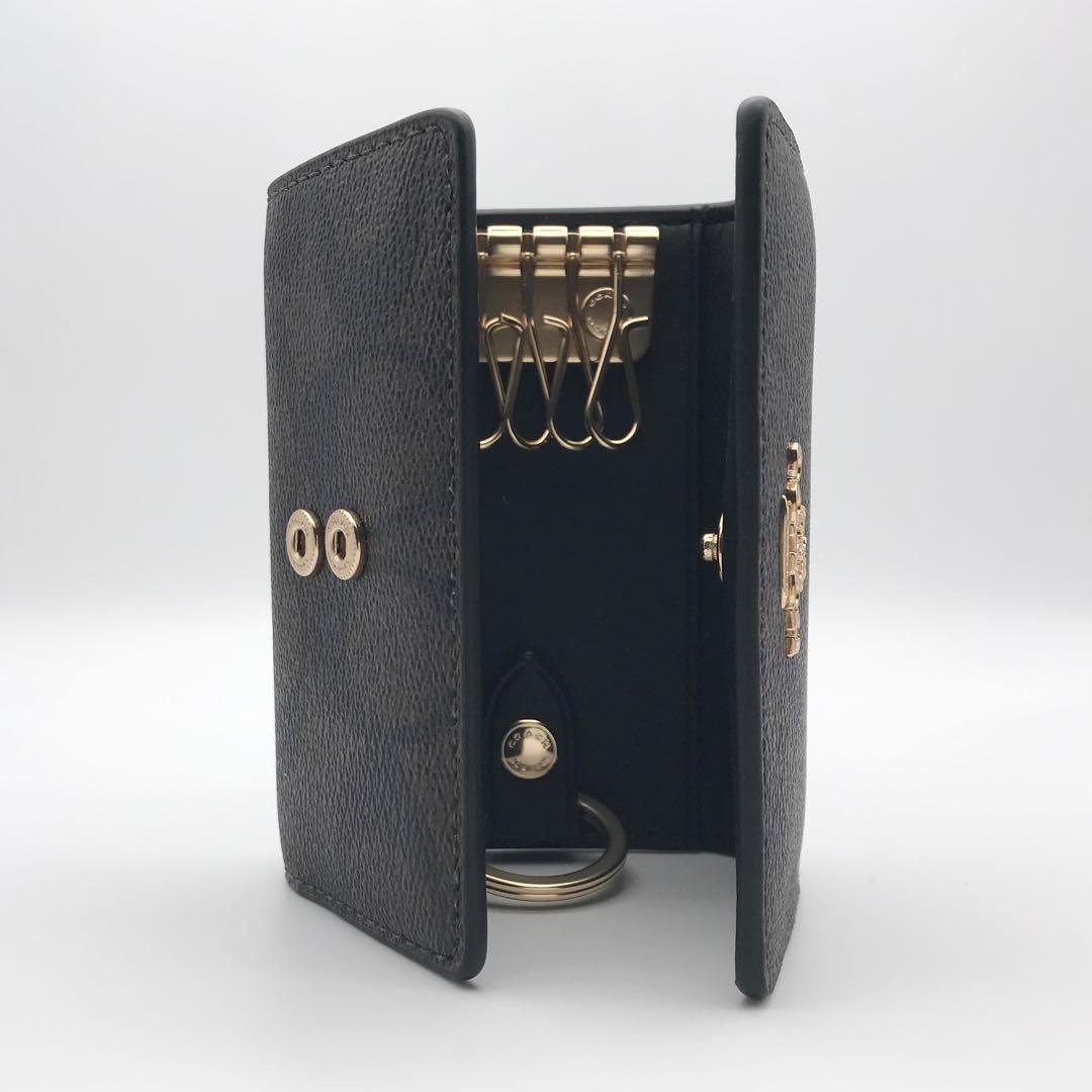 COACH ★大人気★ ファイブリング キーケース シグネチャー ブラウン 新品