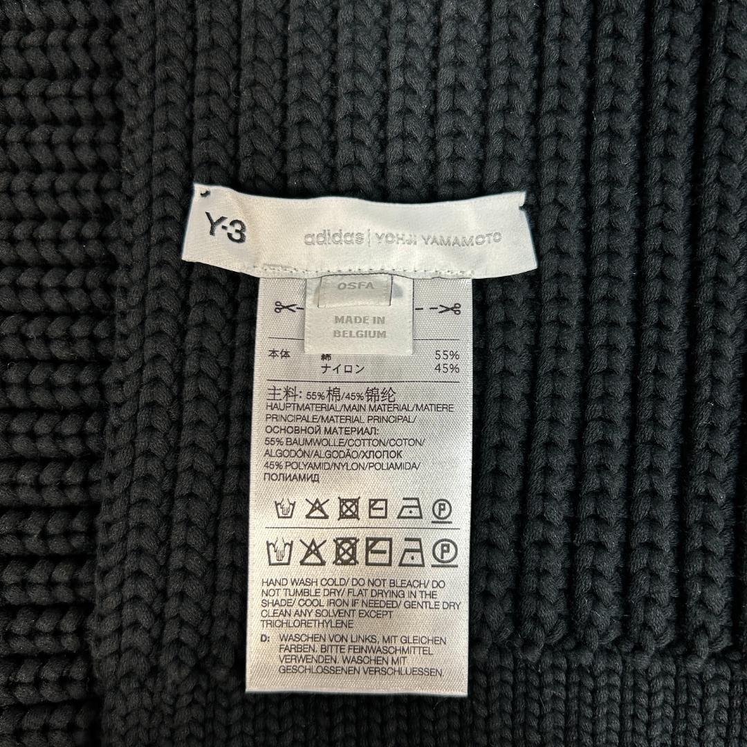 Y-3 Patch-Pocket Scarf in Black ポケット付き