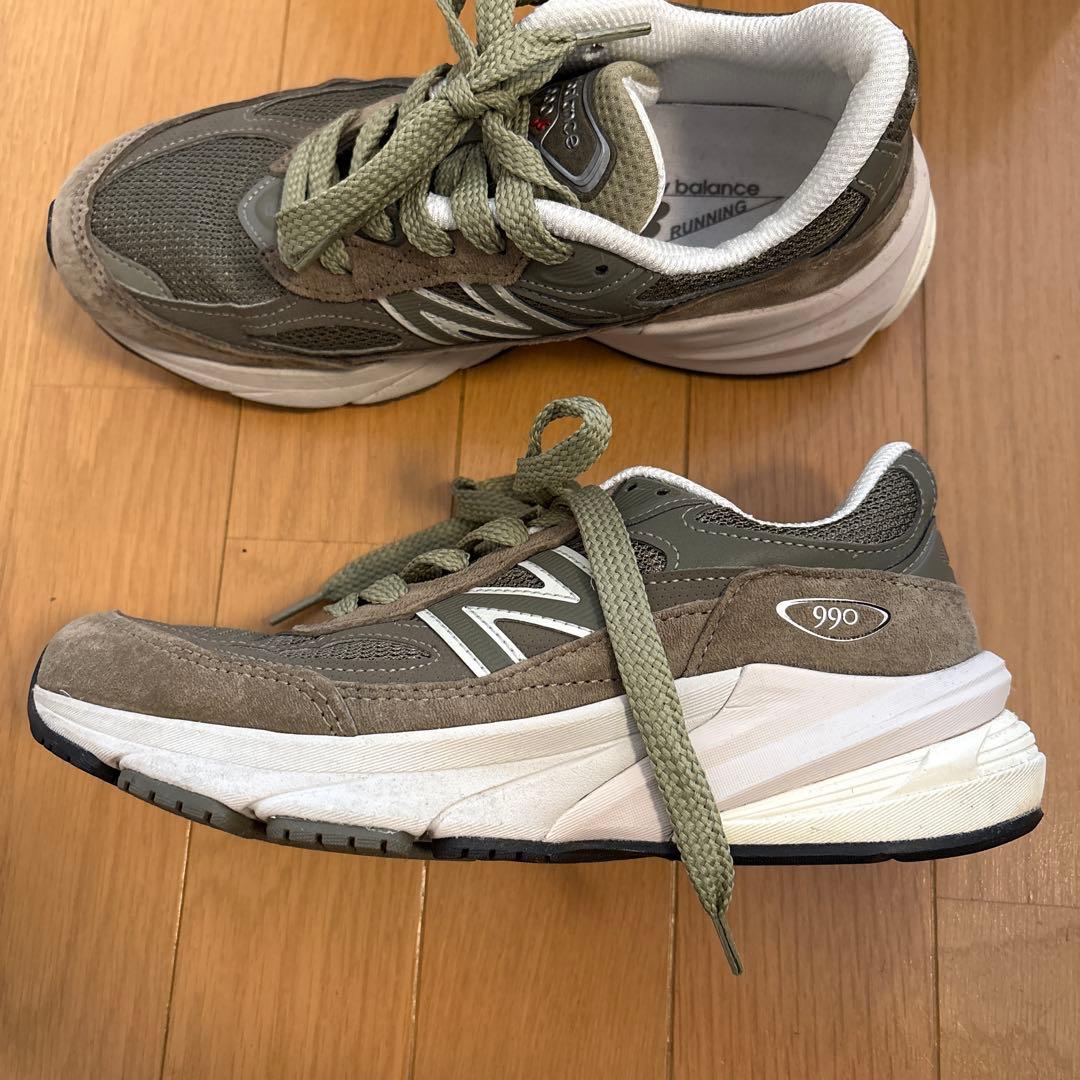 ⭐️タイムセール⭐️New Balance 990 カーキmade in USA
