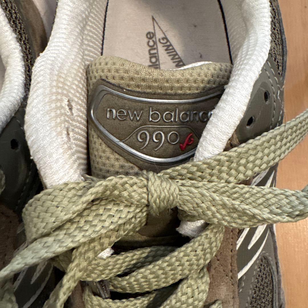 ⭐️タイムセール⭐️New Balance 990 カーキmade in USA