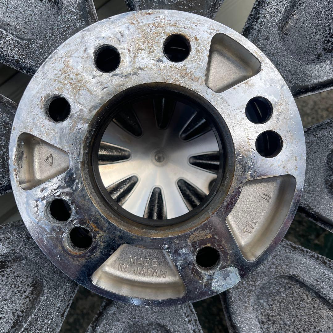 レイズ ダムド ターゲット 17インチ アルミホイール 17x7.0J -42