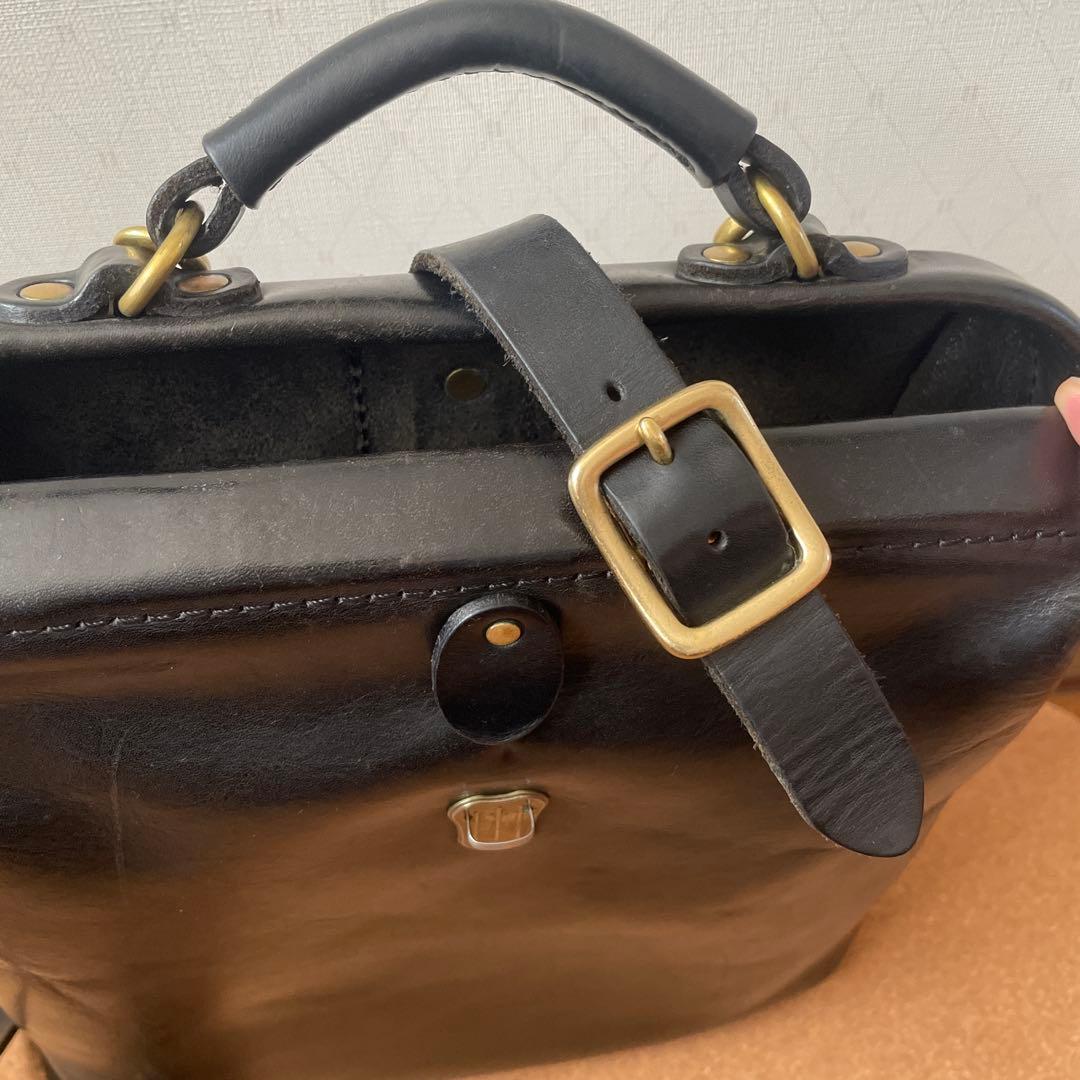 ※定価52000円 Organ 口枠リュックサック（ブラック）