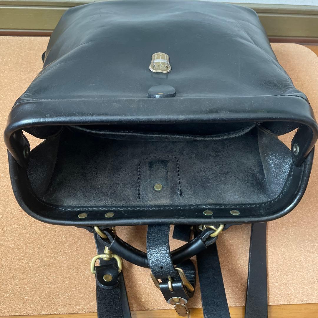 ※定価52000円 Organ 口枠リュックサック（ブラック）